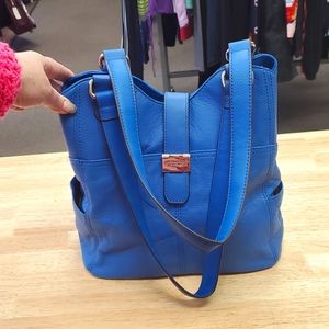 NWT Tignanello Blue Shoulder Bag Gorgeous 😍